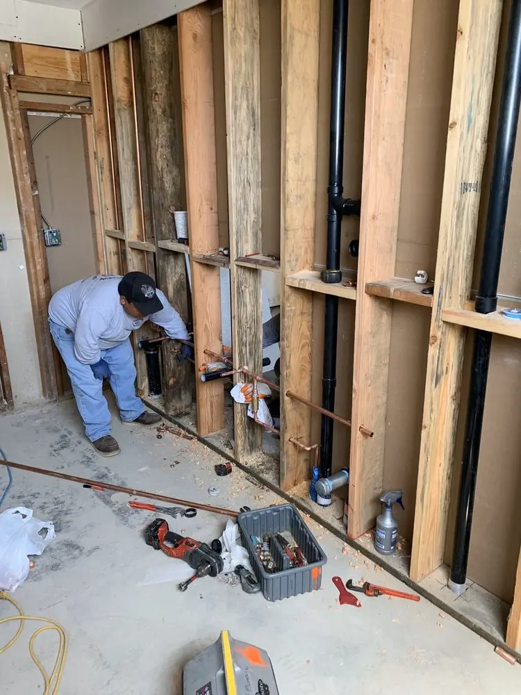 Commercial rough-in plumbing for Water Heater Replacement in Firestone Park